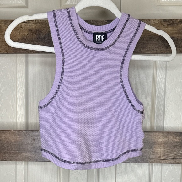 BDG Tammy Cut In Cropped Tank Top - Picture 2 of 2